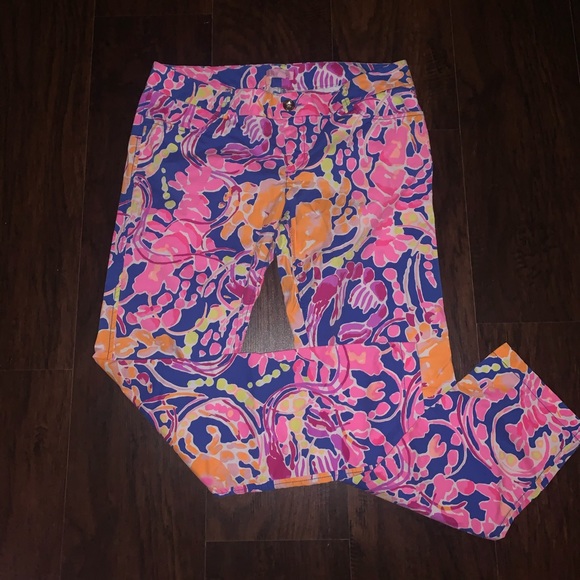 Lilly Pulitzer Catch and Release Kelly Skinny Pant